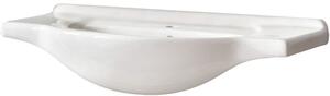 Comad lavoar 85x49 cm dreptunghiular mobilier alb CFP85