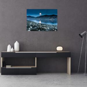 Tablou - Islanda noaptea (70x50 cm)
