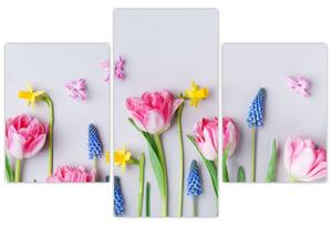 Tablou - Flori de primăvară (90x60 cm)