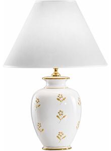 Kolarz 731.70W.160 - Lampă de masă NONNA 1xE27/100W/230V flori alb/auriu