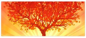 Tablou - Copac în lumina soarelui (120x50 cm)