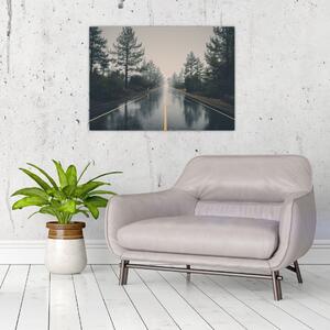 Tablou - Drum în ploaie (70x50 cm)