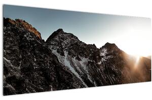 Tablou - Lanț de munți stâncos (120x50 cm)
