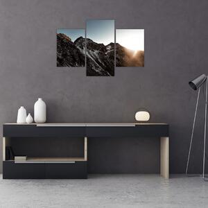 Tablou - Lanț de munți stâncos (90x60 cm)