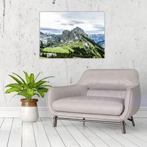 Tablou - Crestele munților (70x50 cm)
