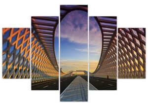 Tablou - Pod cu arhitectură modernă (150x105 cm)