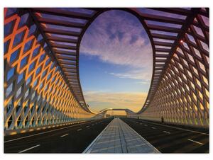 Tablou - Pod cu arhitectură modernă (70x50 cm)
