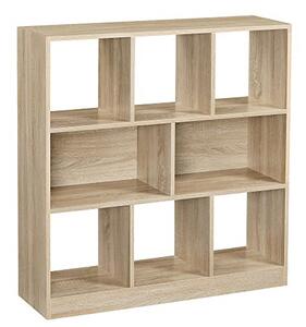 Biblioteca Vasagle, Model Aurelia, 100x97.5x30 cm, Natur