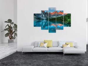 Tablou - Lac turcoaz (150x105 cm)