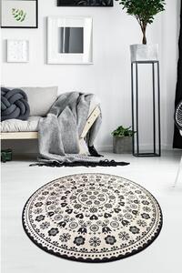 Covor VENICE, 140x140 cm, forma rotunda, tesatura de catifea/poliester