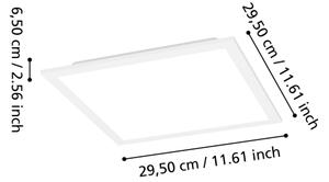 Eglo 901512 - Plafonieră LED RGBW MORADILLO-Z LED/14W/230V 30x30 cm albă