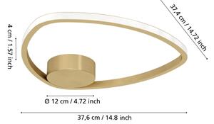 Eglo 902149 - Plafonieră LED MOSCHELLA LED/9,7W/230V, aurie