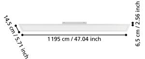 Eglo 901504-LED Panou LED aplicat MORADILLO-R, dimmabil, 28,3 W, 230 V, 120 x 15 cm, alb, cu telecomandă