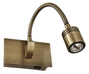 Ideal Lux - Lampă de perete flexibilă LED DYNAMO LED/3,5W/230V CRI 90 bronz
