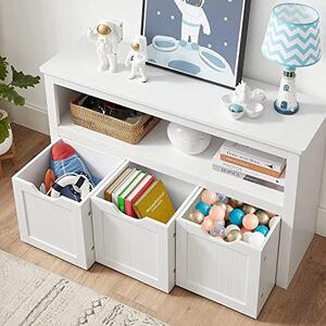 Banca hol cu cufar de depozitare Model Paisleigh, Alb, 102x30x60 cm