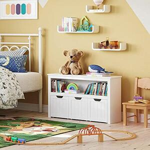 Banca hol cu cufar de depozitare Model Paisleigh, Alb, 102x30x60 cm