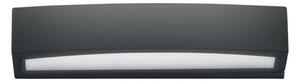 Ideal lux - Aplica perete exterior 2xE27/60W/230V negru