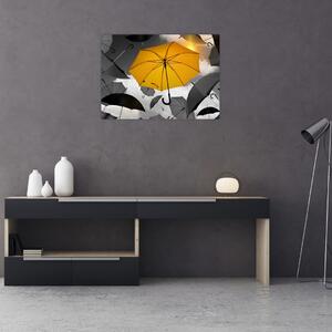 Tablou - Umbrelă galbenă (70x50 cm)