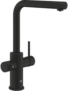 Grohe Blue Pure Minta baterie bucătărie pe picior negru 30590KF0