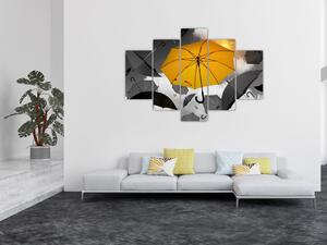 Tablou - Umbrelă galbenă (150x105 cm)