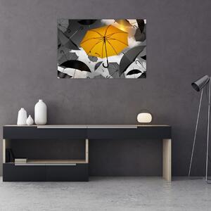 Tablou - Umbrelă galbenă (90x60 cm)