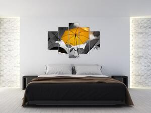 Tablou - Umbrelă galbenă (150x105 cm)