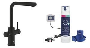 Set baterie bucătărie Grohe Blue Pure Minta 30590KF0, filtru sub chiuvetă Grohe Blue 40875000