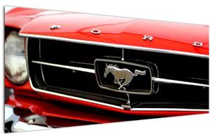 Tablou - Mașina roșie (120x50 cm)