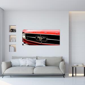 Tablou - Mașina roșie (120x50 cm)