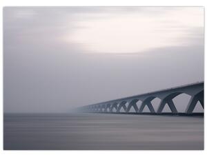 Tablou - Podul în ceață (70x50 cm)