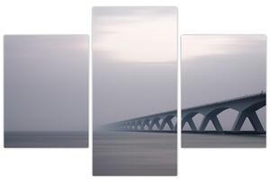 Tablou - Podul în ceață (90x60 cm)