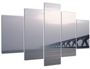 Tablou - Podul în ceață (150x105 cm)