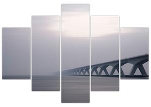 Tablou - Podul în ceață (150x105 cm)