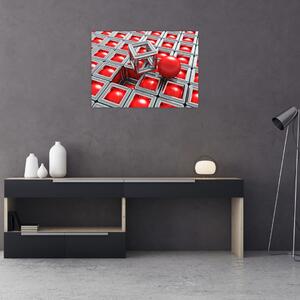 Tablou - Abstract metalic 3D (70x50 cm)