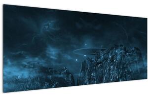 Tablou - Misiune extraterestră (120x50 cm)