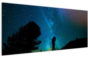 Tablou - Întâlnire sub stele (120x50 cm)