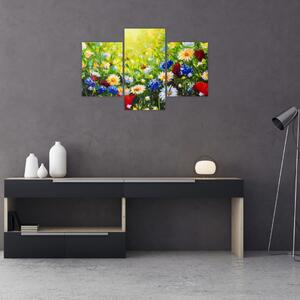 Tablou - Flori sălbatice (90x60 cm)