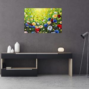 Tablou - Flori sălbatice (90x60 cm)
