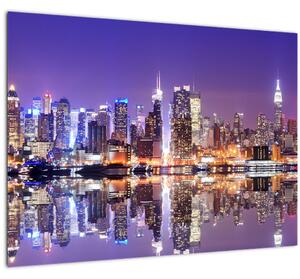 Tablou pe sticlă - Manhattan (70x50 cm)