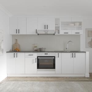 Set haaus V19, Alb, Blat Thermo 28 mm, L 260 cm