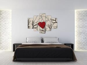 Tablou - Pereche îndrăgostită (150x105 cm)