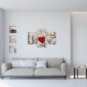 Tablou - Pereche îndrăgostită (90x60 cm)