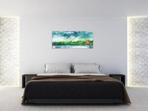 Tablou - Peisaj de vis (120x50 cm)