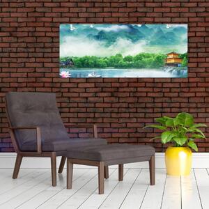 Tablou - Peisaj de vis (120x50 cm)