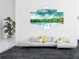 Tablou - Peisaj de vis (150x105 cm)