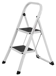 Scara, Songmics, Alb-Negru, 86.5x44.5x4.5 cm