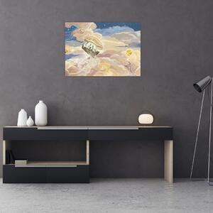 Tablou - Meduză Cerească (70x50 cm)
