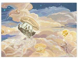Tablou - Meduză Cerească (70x50 cm)