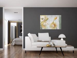 Tablou - Cactuși înfloriți (90x60 cm)