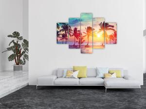 Tablou - Apus de soare tropical (150x105 cm)